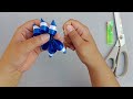 Super easy flower making ideas /How to make an adorable ribbon flower #diy #craft #handmade #rose