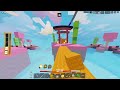 Lucky Block RACE... with this idiot (Roblox Bedwars)
