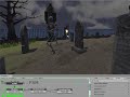 VR Storytelling Simple Cemetery Scene with Playmaker
