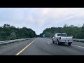 Highway drive in Pocono Mountains