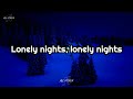 Scorpions - Lonely Nights (Lyrics)