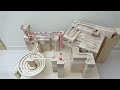 Marble Run Race ☆ HABA Slope + Cuboro + Bornelund Quadrilla + Transparent pipe