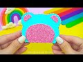 Make 2-Storey Mini House for Cute Bear with Blue and Pink from Cardboard ❤️ DIY Miniature House #85