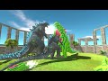 Fruit Godzilla War - Growing Legendary Godzilla 2014 VS Cocomelon Godzilla - Animal Battle Simulator