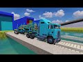 Train vs Me - Cars vs Rails with Portal Trap - BeamNG #41