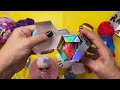 ASMR 27 minutes relaxing satisfying unboxing Of Mystery blind boxes of toys