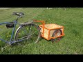 Bicycle Trailer Homemade DIY new design велоприцеп