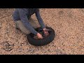 Quick and easy tire change on a rear tube motorcycle tire