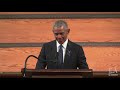 Former Presidents Bush, Clinton and Obama speak at John Lewis’ funeral
