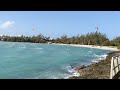 Strong waves during windy Sunday