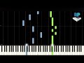 The Weeknd - Save Your Tears - Synthesia Piano Tutorial