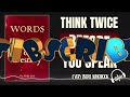 The Power of Words - Mind Yours Words Before You Speak.