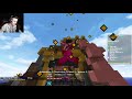 playing bedwars on a SPANISH server