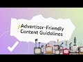 Advertiser-friendly Content Guidelines & Yellow Monetization Icons