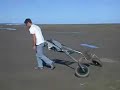 Kite-Buggy : Crab-Buggy proto 3, first trial, 2005