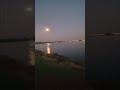 a look at the moon and beautiful sunset over my city