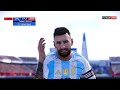 Chile vs Argentina - Copa America 2024 USA Group A | Full Match All Goals | PES Realistic Gameplay