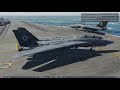 【DCS world】元F15パイロットが、F14 TOMCAT訓練開始！(発着艦訓練）