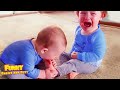 You Laugh You Lose 😜 Funniest Moment When Babies Twin At Home   Funny Baby Videos