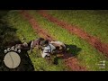 Hit by runaway horse rider Red Dead Redemption 2
