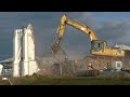 'High tech' demolition, New Zealand style (demolition starts at 2:35) + miracle pigeon