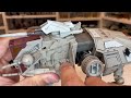 Star Wars Micro Galaxy Squadron Dreadnaught Class AT-TE Review and Comparison