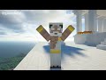 Minecraft NOOB vs PRO vs HACKER vs GOD ! BARBIE STATUE HOUSE BUILD CHALLENGE - Animation
