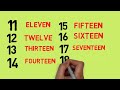 LEARN NUMBER 1 TO 20 WITH ENGLISH SPELLING FOR KIDS ,TODDLER