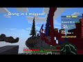 Minecraft Bedwars funny moments 1