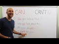 Cómo Pronunciar Can y Can't en inglés