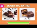 Sweet Dilemmas 🍬🤔: Would You Rather? Sweets Edition 🍬🍰🍫