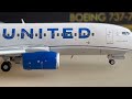 Unboxing video Boeing 737-700 (flaps down) Gemini Jets 200