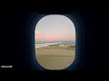 Sunset Night White Noise Airplane Ambience | English & DUTCH Flight Attendants | Call Dings | Sleep