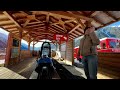 Loog long ride going fast down the alps mountains in chamonix France
