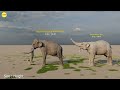 Elephant size comparison #animation #animals