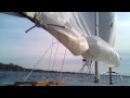 Nameless out sailing on a breezy day -