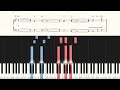 Your Name OST - Nandemonaiya - Hard Piano Tutorial + Sheets