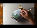 How to draw a milk jug - Time Lapse (Long Version)