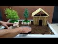 How to make Fairy garden with mini Fountain / DIY