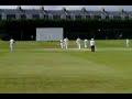 Tyler Buchan bowls for Aberdeenshire vs Arbroath