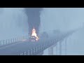 SECRET ATTACK! US & Ukraine Bombard Russian Troops Convoy as It Crosses the Crimean Bridge