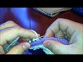 Pick up and Knit - PIck up Stitches - Left Handed - English