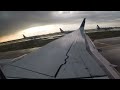 Thunderstorm Takeoff! United Boeing 737-800 scary departure out of Chicago O'Hare