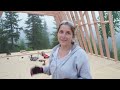 Off-Grid Cabin Build | Constructing the Lower A-Frames