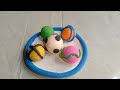 DIY How to Make Polymer Clay Miniature Balls | Mini Clay Craft Sports Balls| Clay Videos | Clay Ball