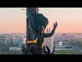 MOSCOW Cityscape 4K HDR With Soft Piano Music - 60FPS - 8K Cinematic