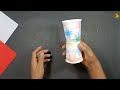 best paper cup helicopter, flying cup launcher, how to make paper helicopter, rubber cup fly ideas,