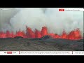 Volcanic eruption on Iceland's Reykjanes Peninsula