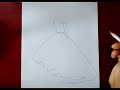 How to draw a girl 3 easy with beautiful fashion dress -step by step ll pencil sketch for beginner