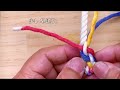 ロープワーク　Back Splice(端つぎ）の編み方　三つ打ちクレモナロープを使って